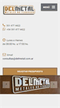 Mobile Screenshot of delmetal.com.ar